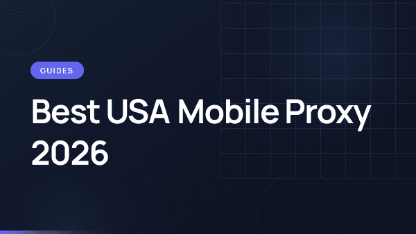 USA mobile proxy network with American carrier connections.